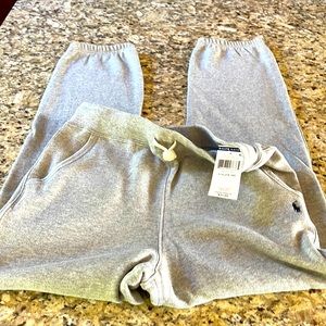 NWT - Boys POLO Ralph Lauren sweat pants gray BOYS size large (14-16)